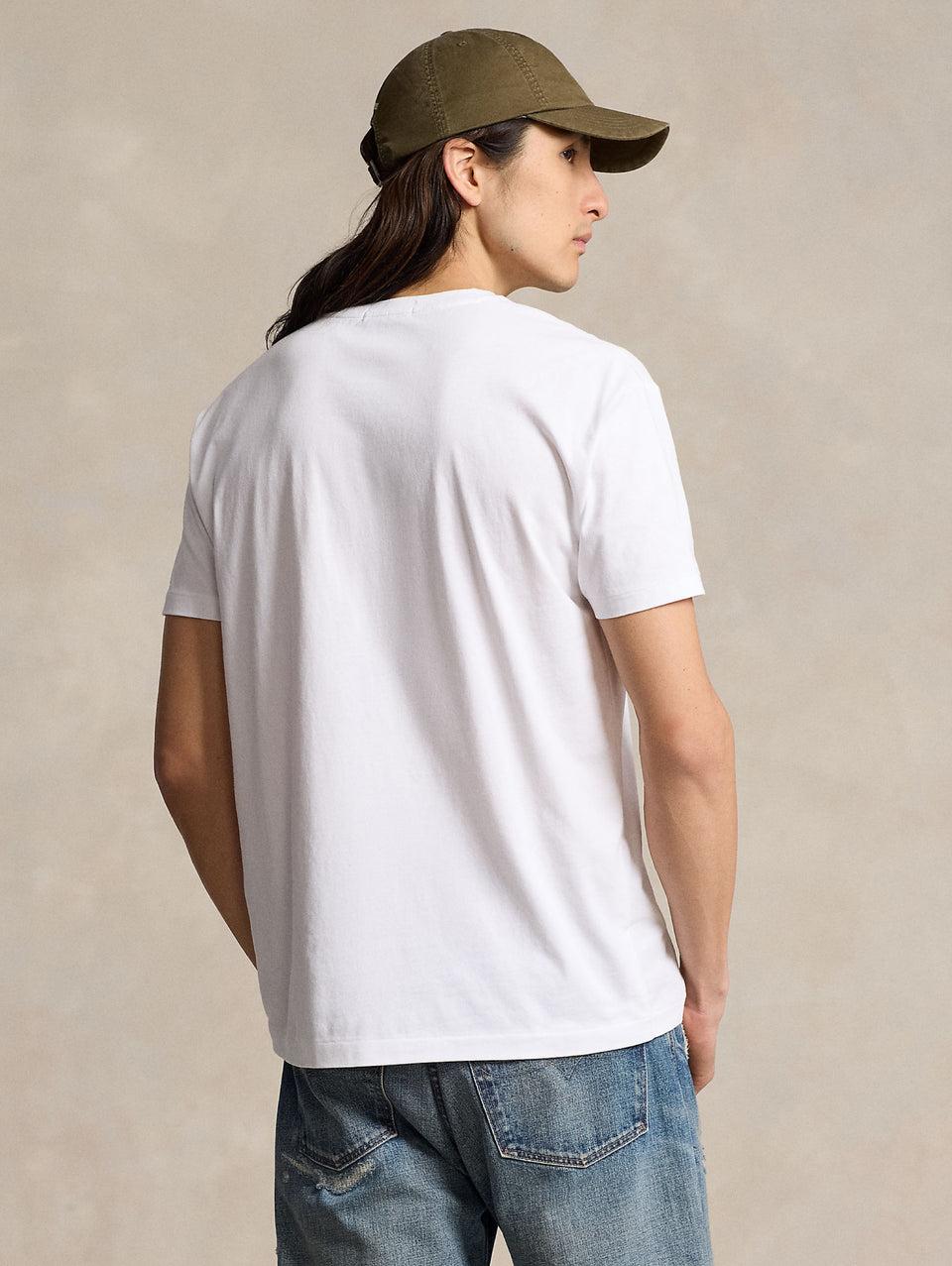 RALPH LAUREN T-shirt Girocollo Polo Bear Bianco Liquidazione