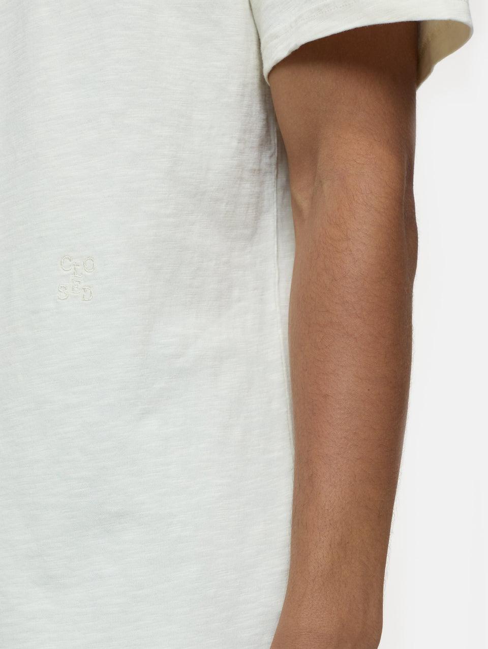CLOSED T-shirt Effetto Fiammato Avorio Comprane uno, ottenene uno gratis
