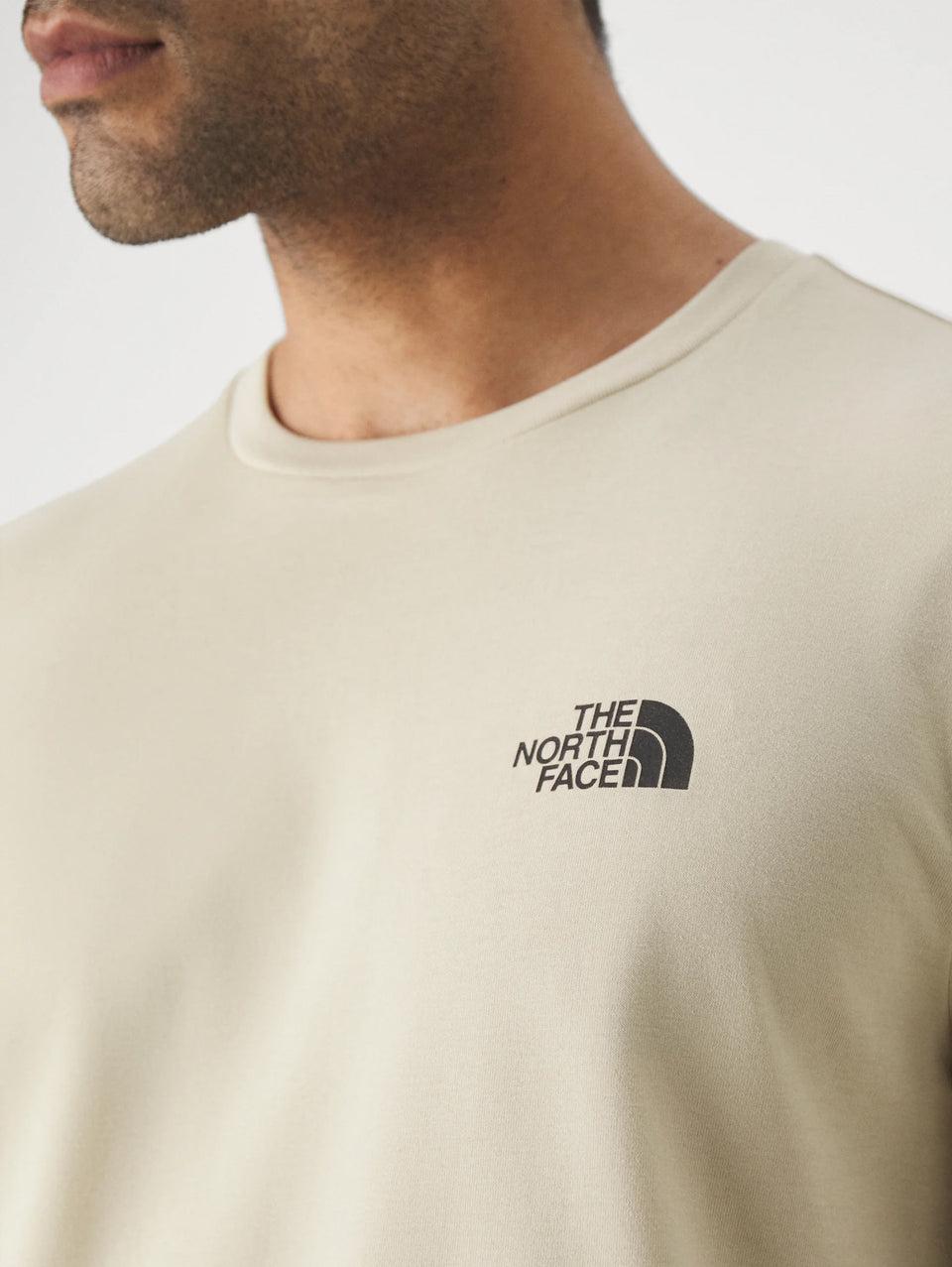 THE NORTH FACE T-shirt Regular Fit con Logo Beige Offerte speciali