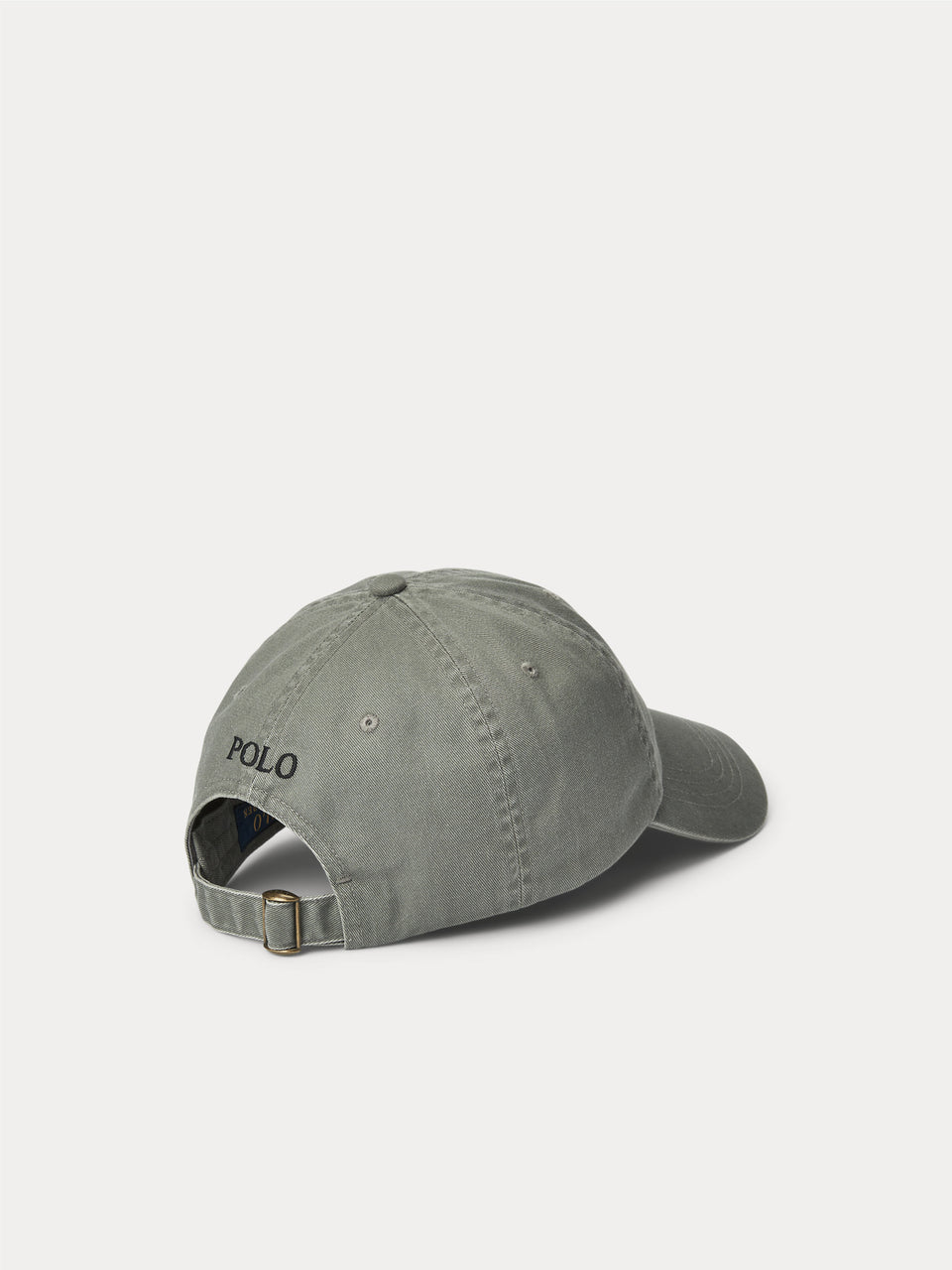 RALPH LAUREN Cappello da Baseball in Chino di Cotone Grigio Super Saving Price