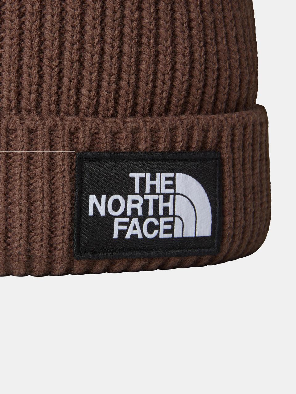 THE NORTH FACE Berretto in Maglia con Logo Frontale Marrone Officina