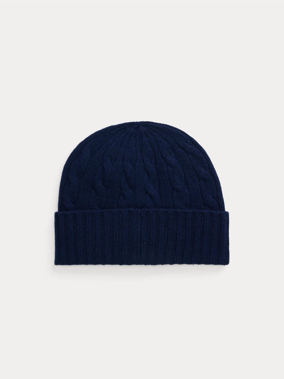 RALPH LAUREN Cappello in Lana a Trecce Blu Sconti questo mese