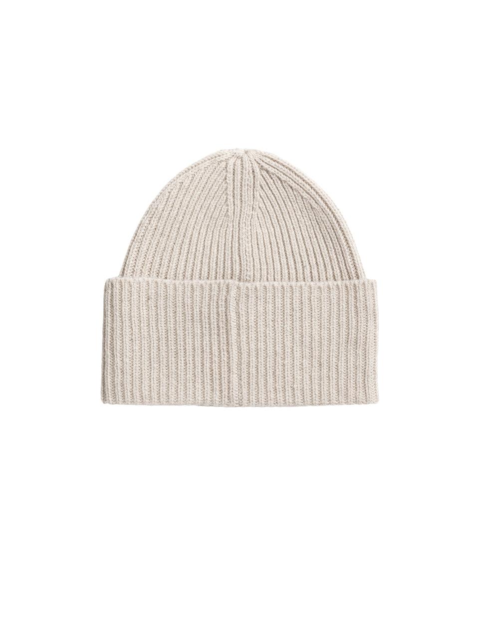 NORSE PROJECTS Berretto in Lana a Coste Farina Italia