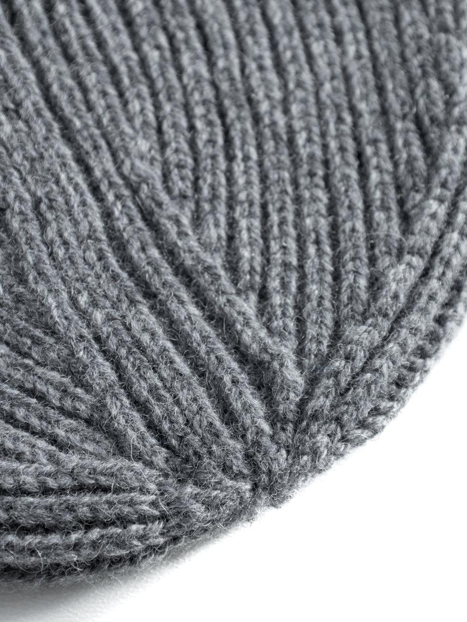 NORSE PROJECTS Berretto in Lana a Coste Grigio In Linea