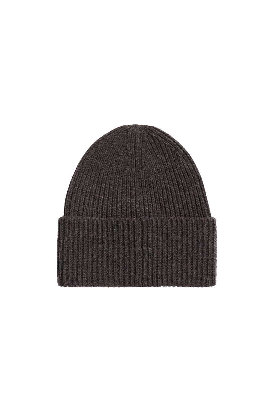 NORSE PROJECTS Capello Beanie in Lana Merinos Marrone Promozione