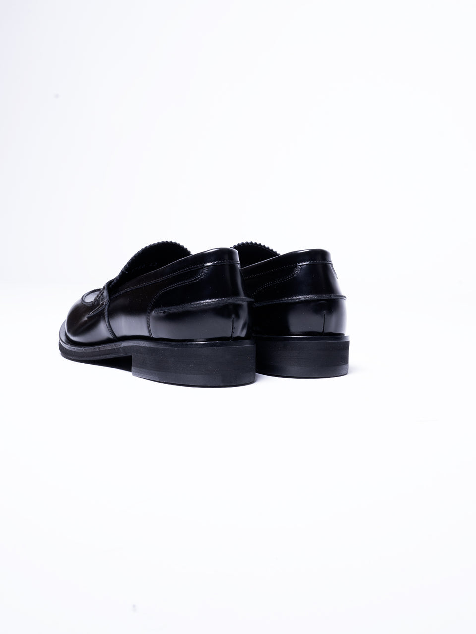 GEORGE HOL'S Mocassino Penny Loafer in Abrasivato Nero Offerta esclusiva