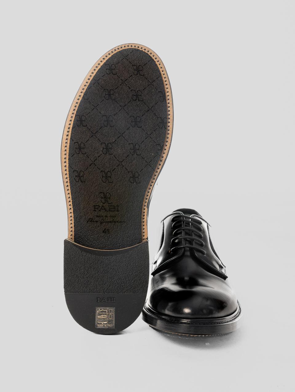 FABI Stringata con Suola Frex Goodyear Nero Fino al 50% di sconto