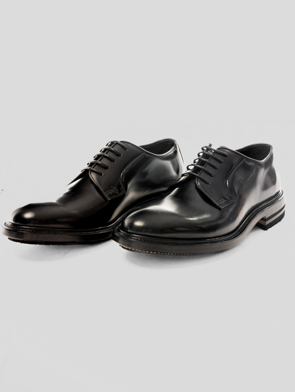 FABI Stringata con Suola Frex Goodyear Nero Fino al 50% di sconto