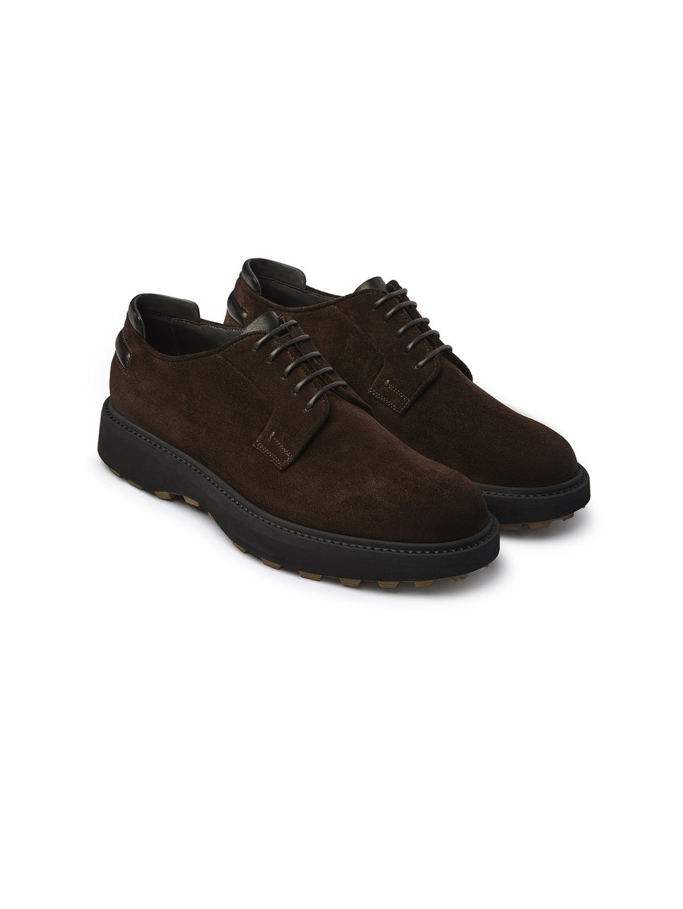 FABI Stringata in Pelle Scamosciata Testa di Moro Fino al 65% di sconto