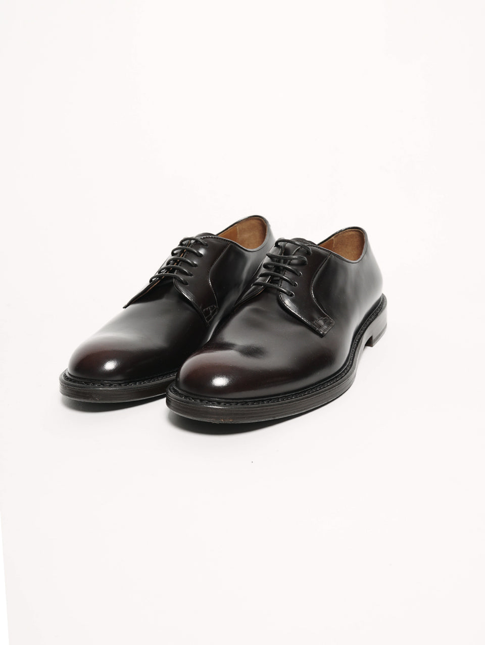 DUCA DI WELLES Stringata pelle liscia Testa di moro Discount Store per i nuovi prodotti