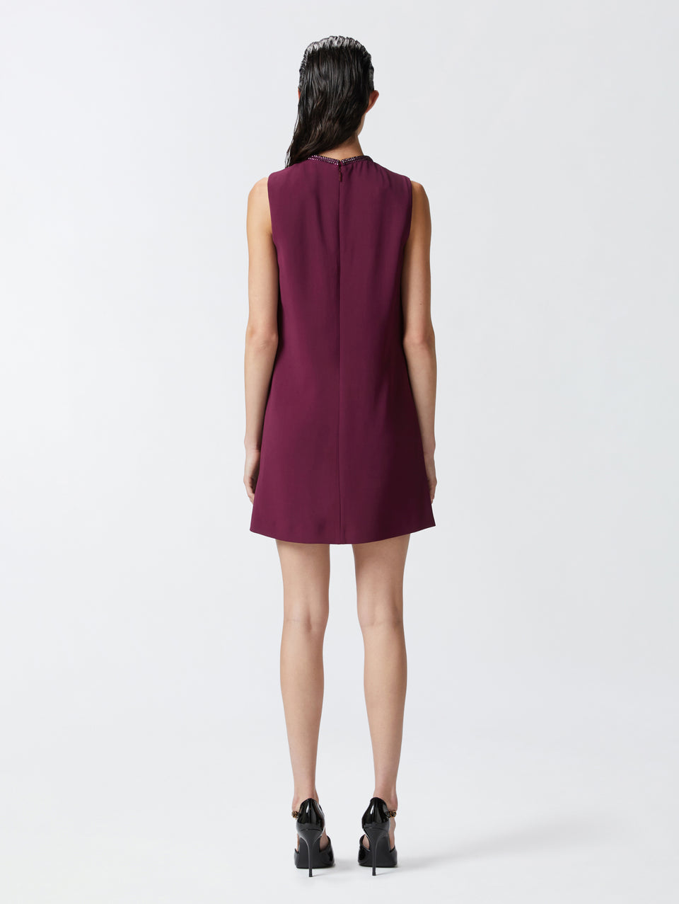 PINKO Tubino Tecnico con Scollo Profondo Vino Promozione