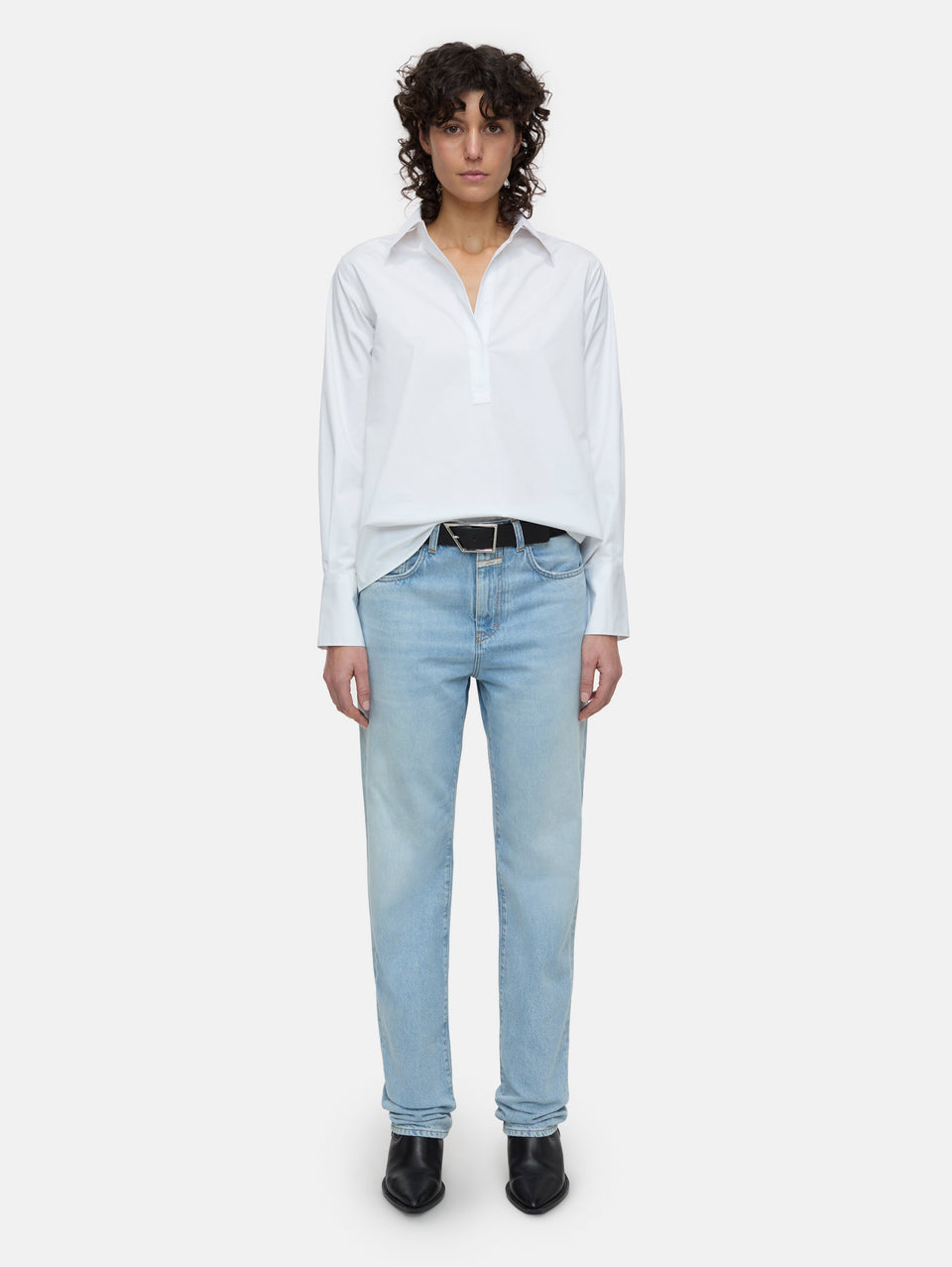 CLOSED Blusa con Scollo a Tunica Bianco Online