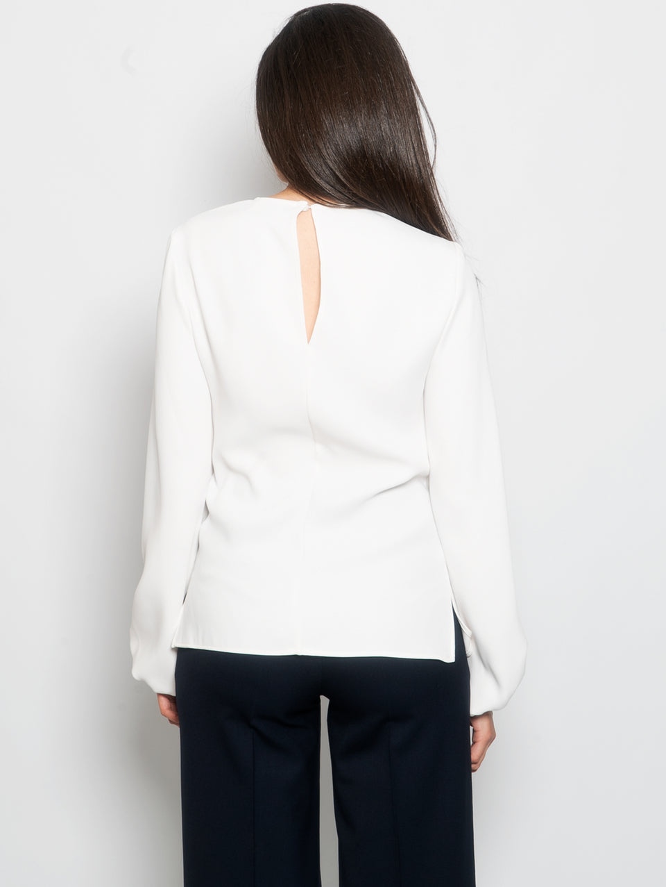 P.A.R.O.S.H. Blusa con Manica a Palloncino Panna Offerte