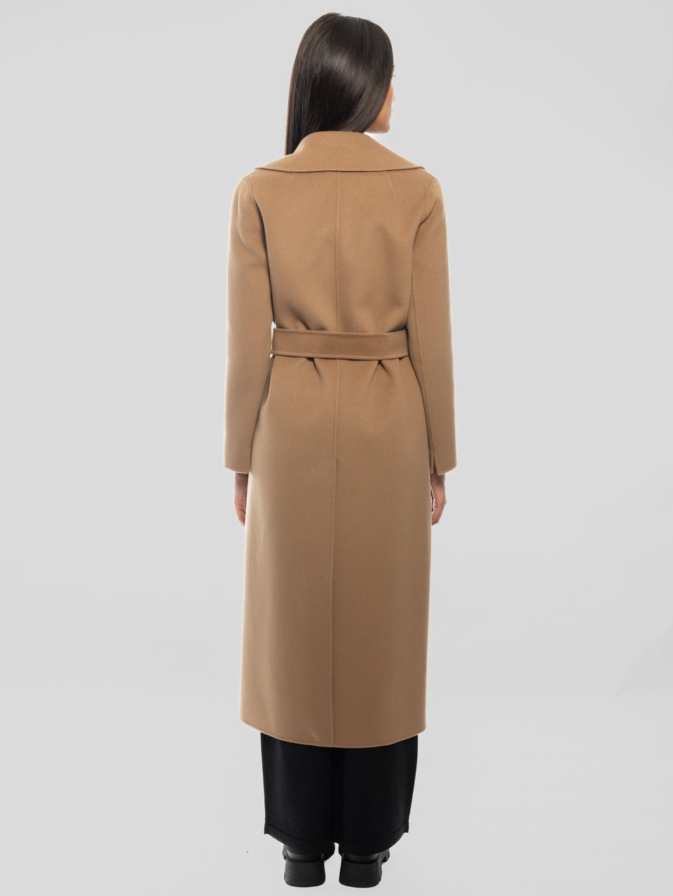 MAX MARA Cappotto Lungo a Vestaglia Poldo Cammello Offerta Giorno del Papà