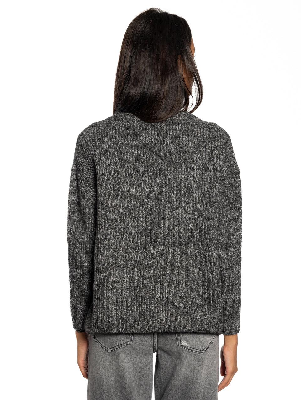 PINKO Cardigan Mélange con Scollo a V Grigio Nuovi prodotti