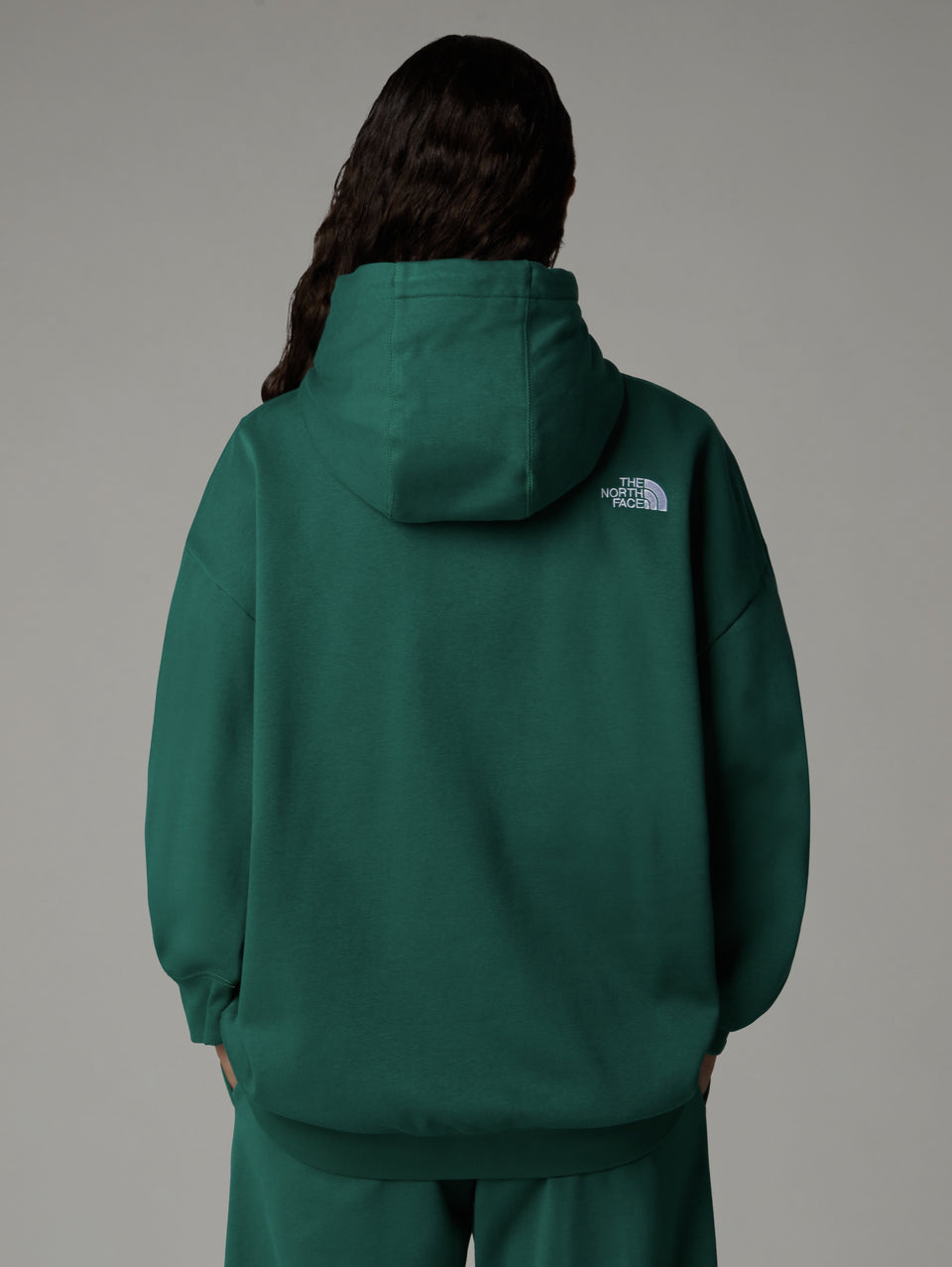 THE NORTH FACE Felpa con Cappuccio Oversize Verde Sostegno trimestrale