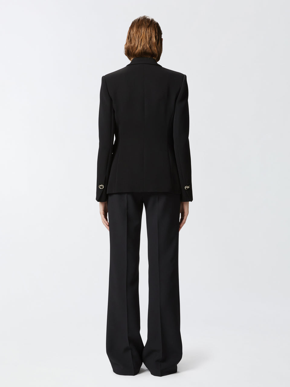 PINKO Blazer Doppiopetto in Cady Tecnico Nero Nuovo