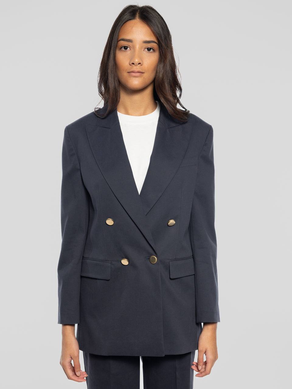 P.A.R.O.S.H. Giacca Doppio Petto Oversize Blu Promozione