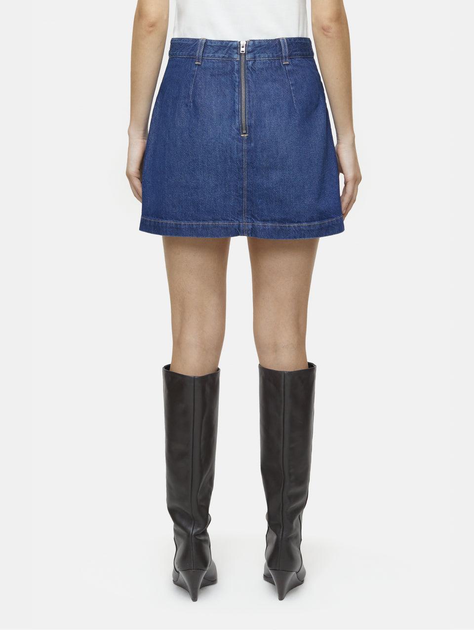 CLOSED Gonna Corta in Denim Blu In Saldo