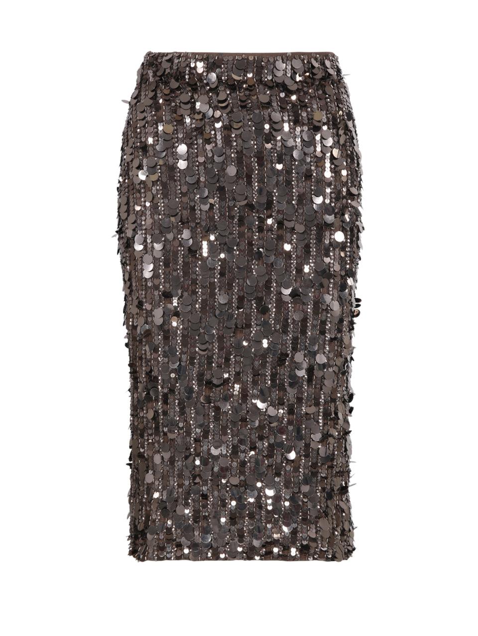 P.A.R.O.S.H. Gonna Longuette In Paillettes Bronzo Sconto di tempo limitato