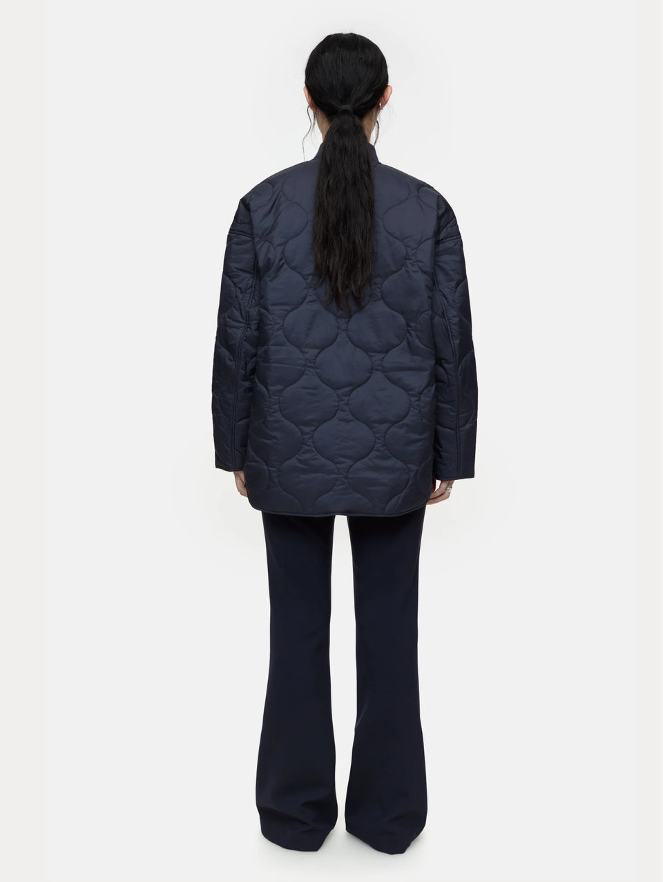 CLOSED Giubbotto Trapuntato in Nylon Blu Comprare a buon mercato