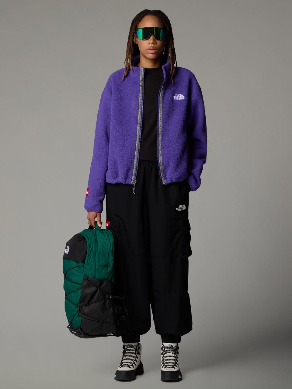 THE NORTH FACE Pile Fleeski con Cerniera Integrale Viola Offerta natalizia