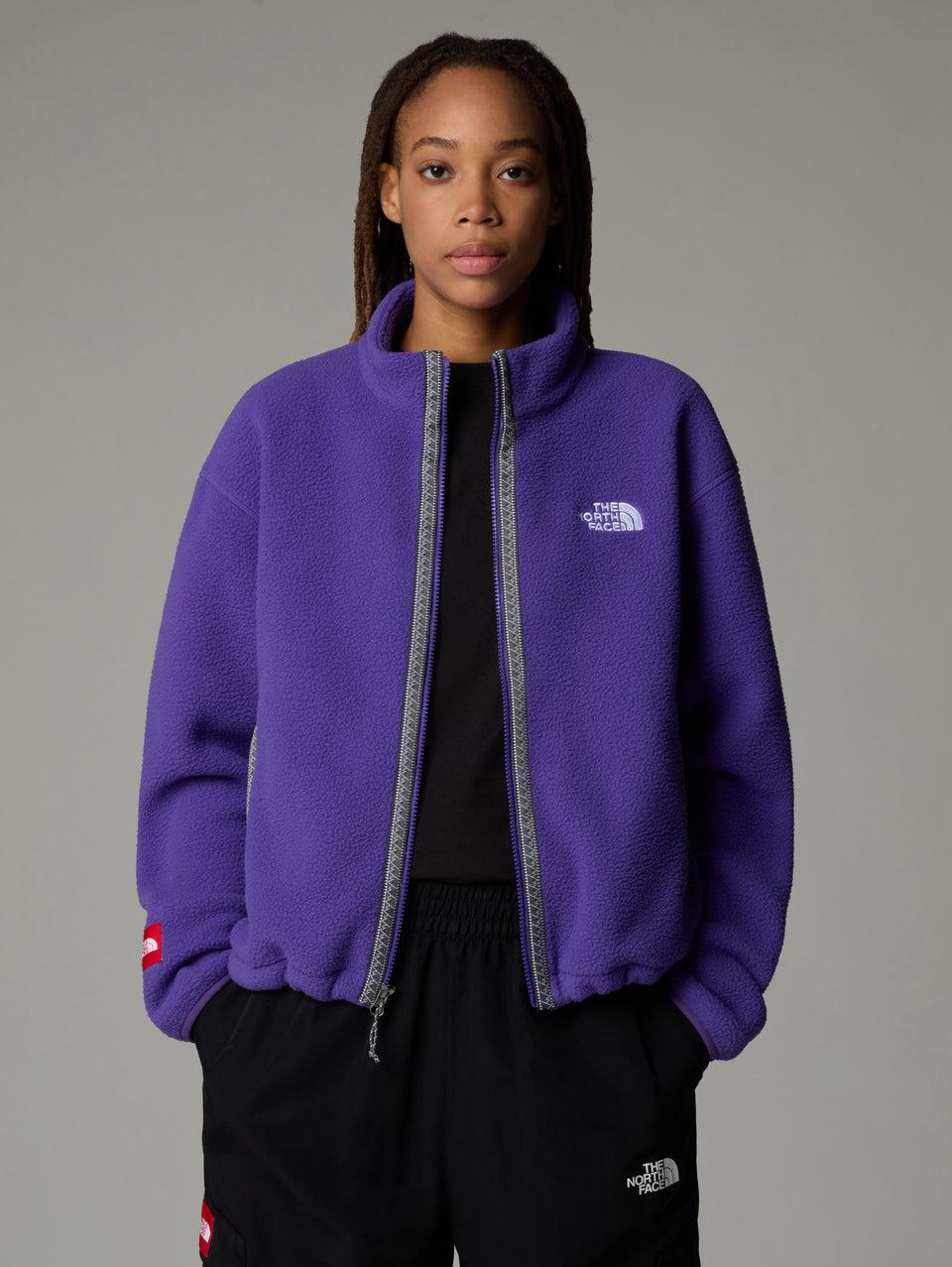 THE NORTH FACE Pile Fleeski con Cerniera Integrale Viola Offerta natalizia