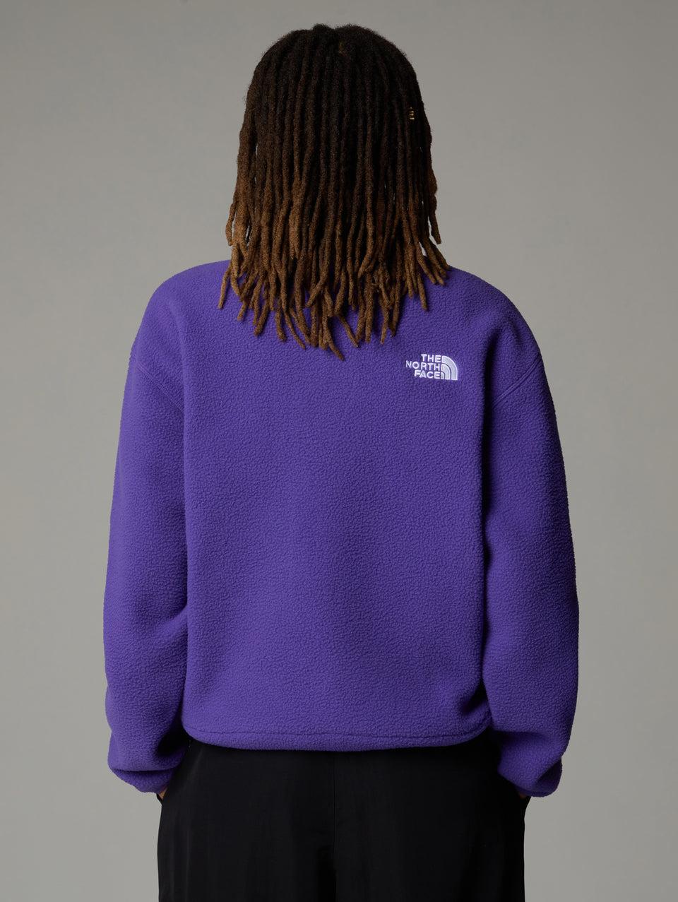 THE NORTH FACE Pile Fleeski con Cerniera Integrale Viola Offerta natalizia
