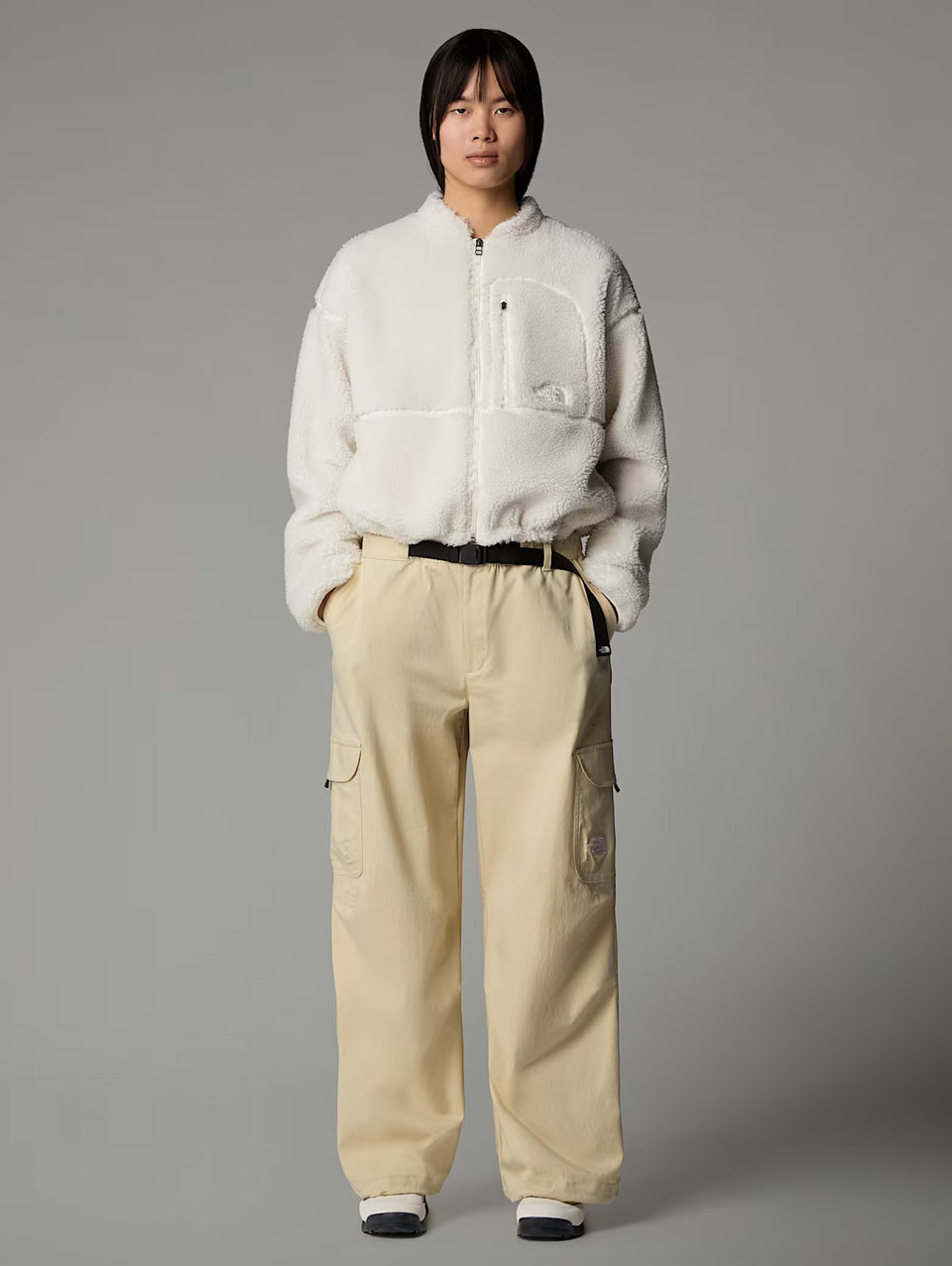 THE NORTH FACE Pile Extreme Donna a Pelo Lungo Bianco Offerta Anniversario