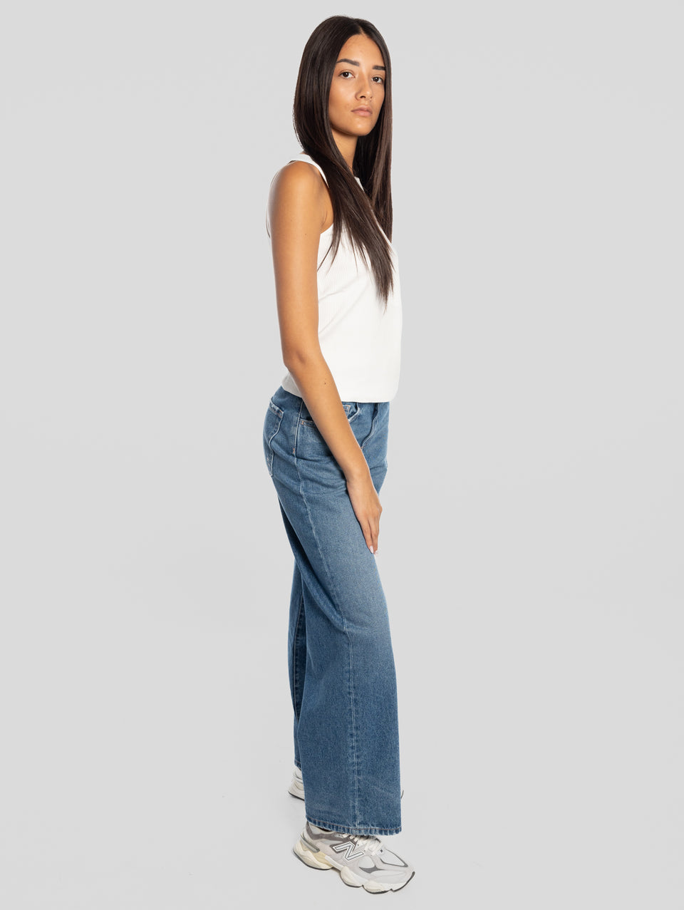 ICON DENIM Jeans Poppy Eco Wide Leg Blu Nuovi prodotti