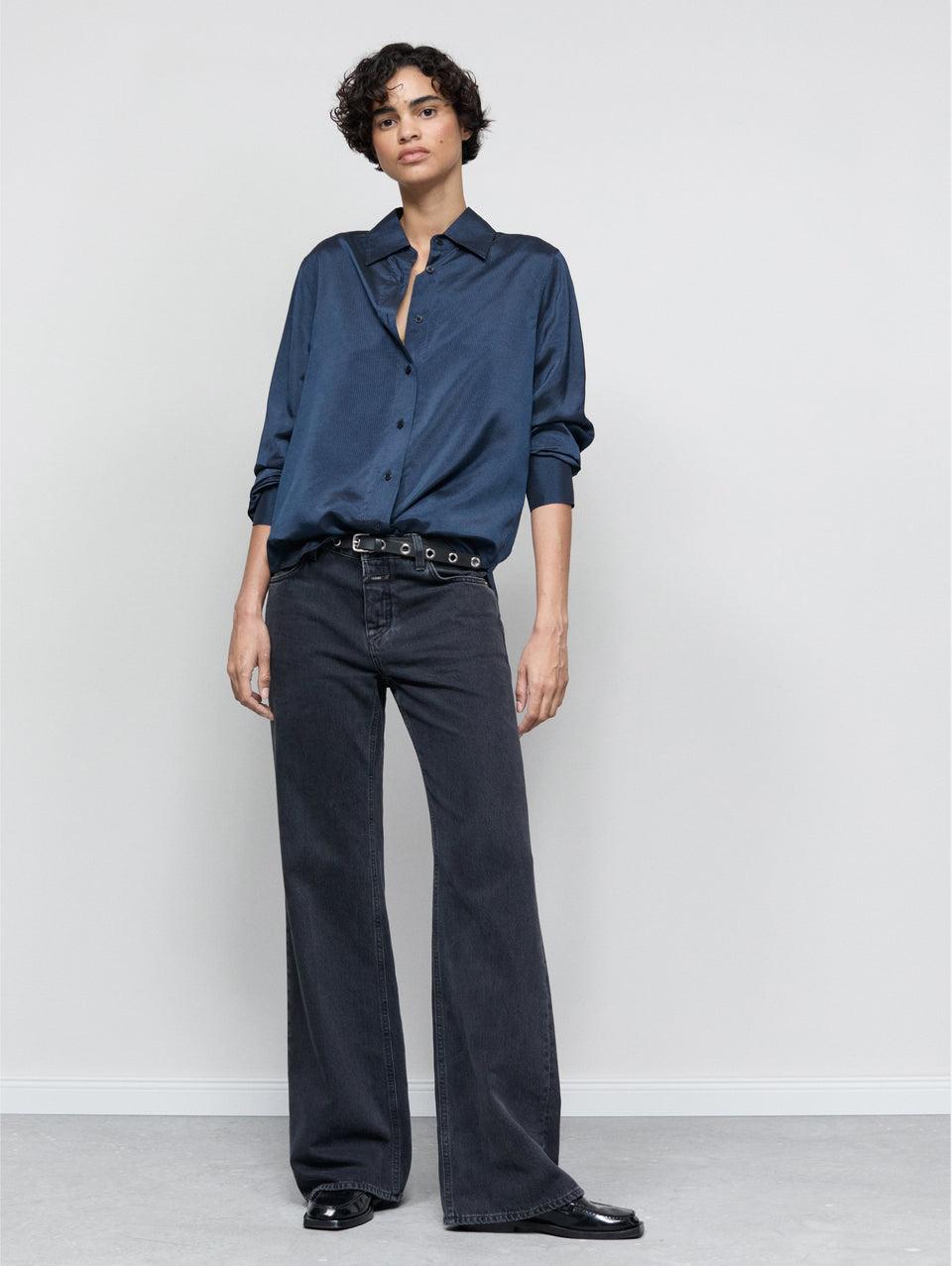 CLOSED Jeans Slim Fit Effetto Sale e Pepe Grigio Liquidazione