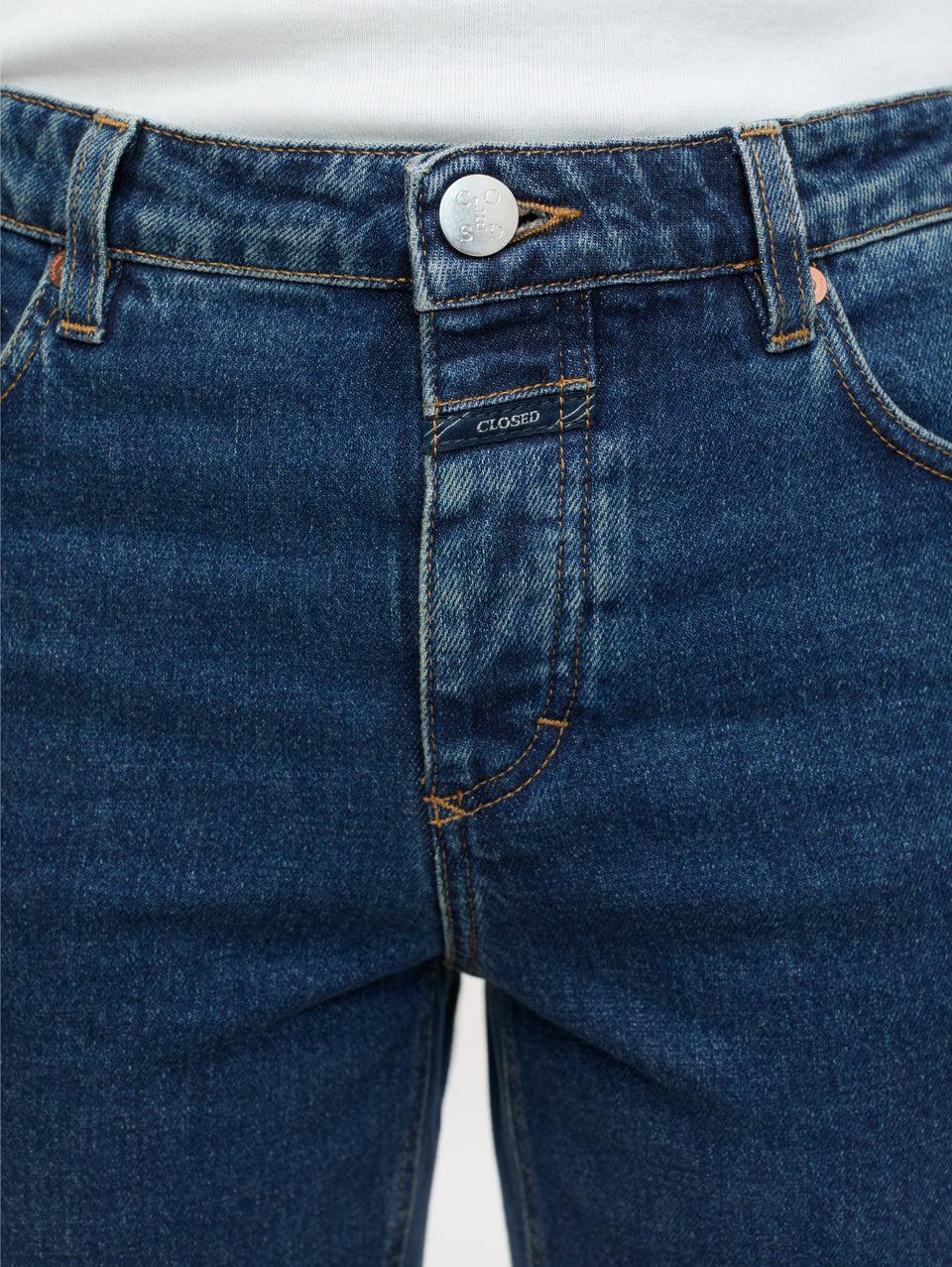 CLOSED Jeans Slim Fit Gamba Svasata Blu Indaco Comprane uno, ottenene uno gratis