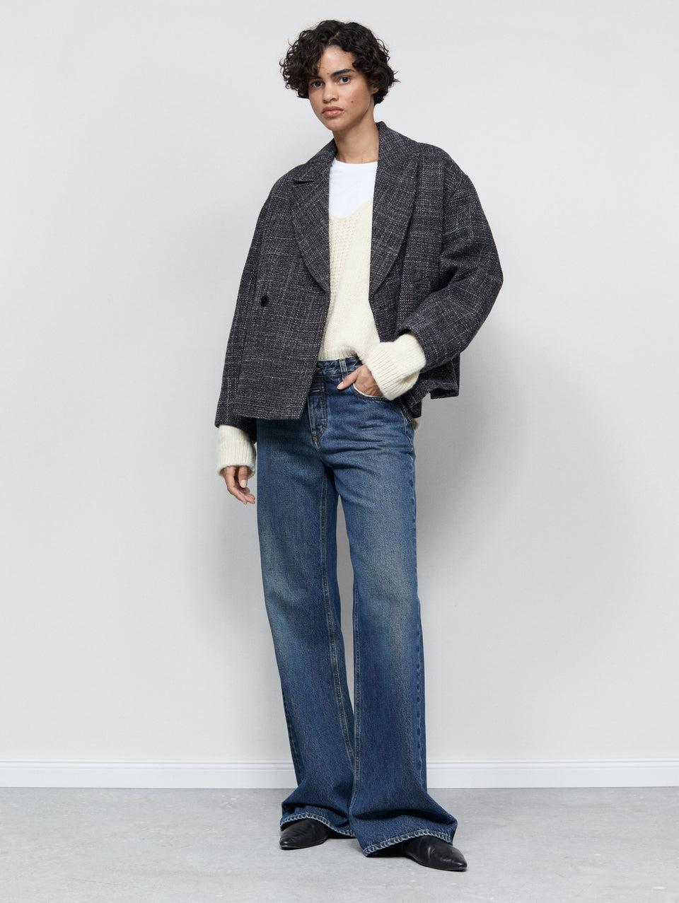 CLOSED Jeans Slim Rigido con Vita Bassa Blu Offerte speciali