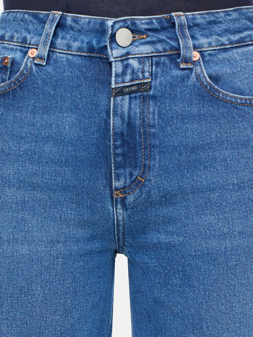 CLOSED Jeans Gamba Ampia con Vita Alta Blu Enormi risparmi