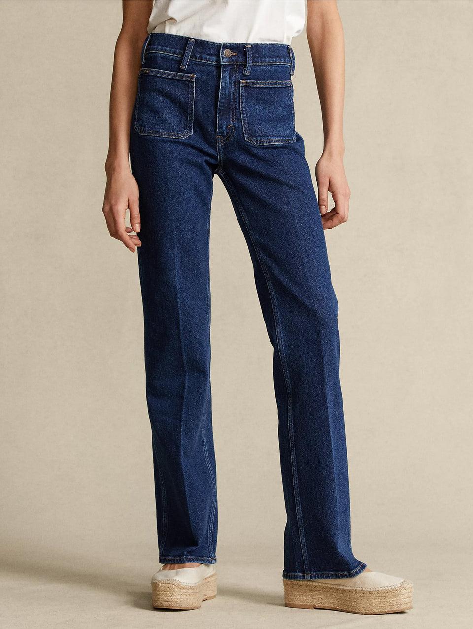 RALPH LAUREN Jeans Gamba Larga Svasata Blu