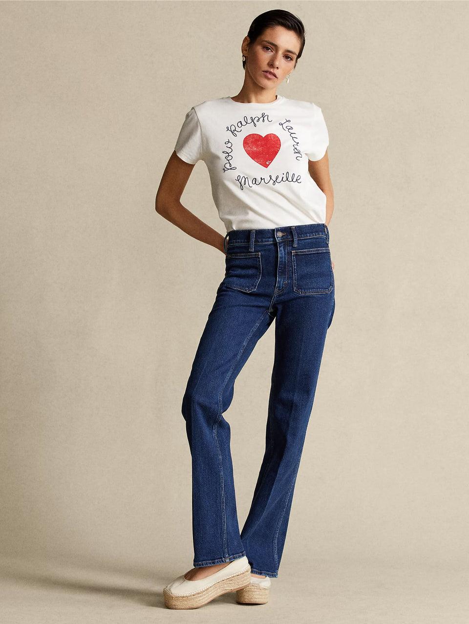 RALPH LAUREN Jeans Gamba Larga Svasata Blu Offerta settimanale