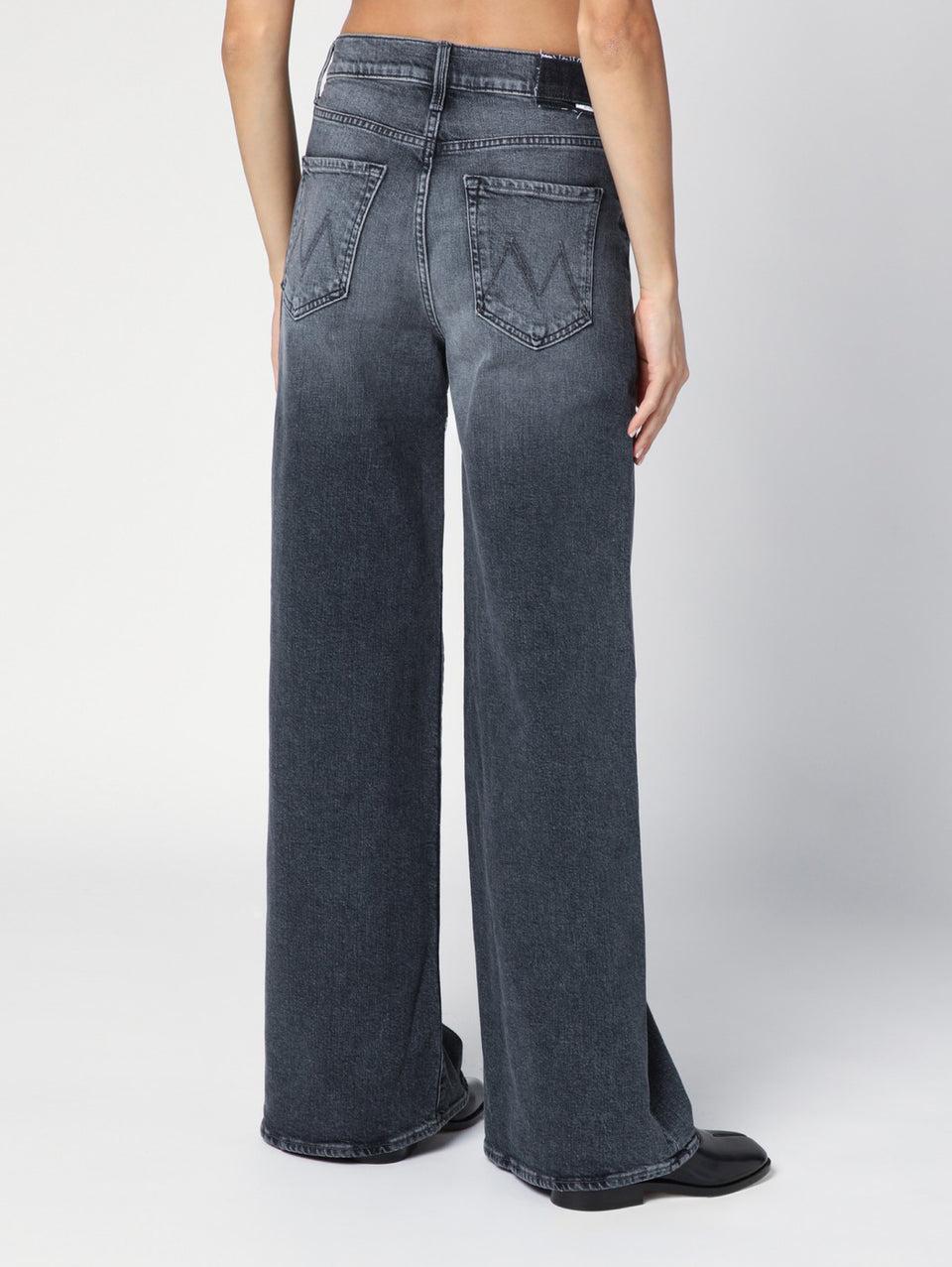 MOTHER Jeans Gamba a Palazzo e Vita Alta Grigio Ritorno libero