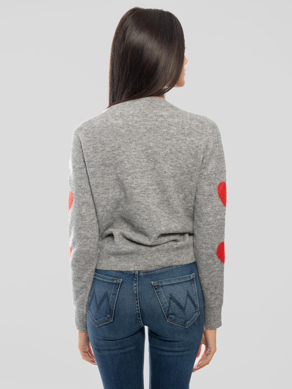 MC2 SAINT BARTH Maglione Kissene Frega con Cuori Grigio ACQUISTA ORA