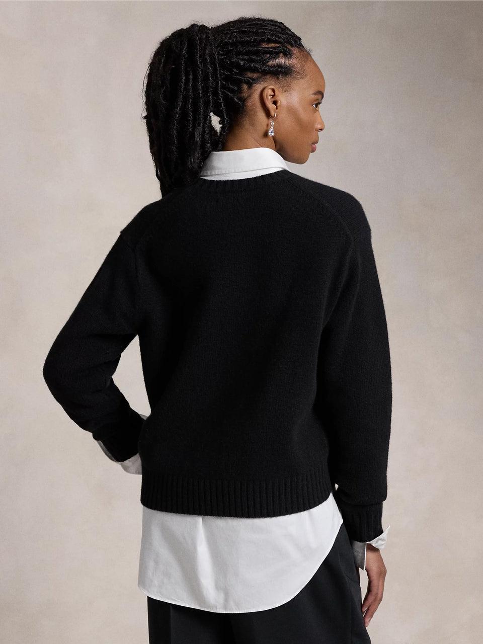 RALPH LAUREN Maglione Polo Bear con Smoking Nero Fino al 65% di sconto