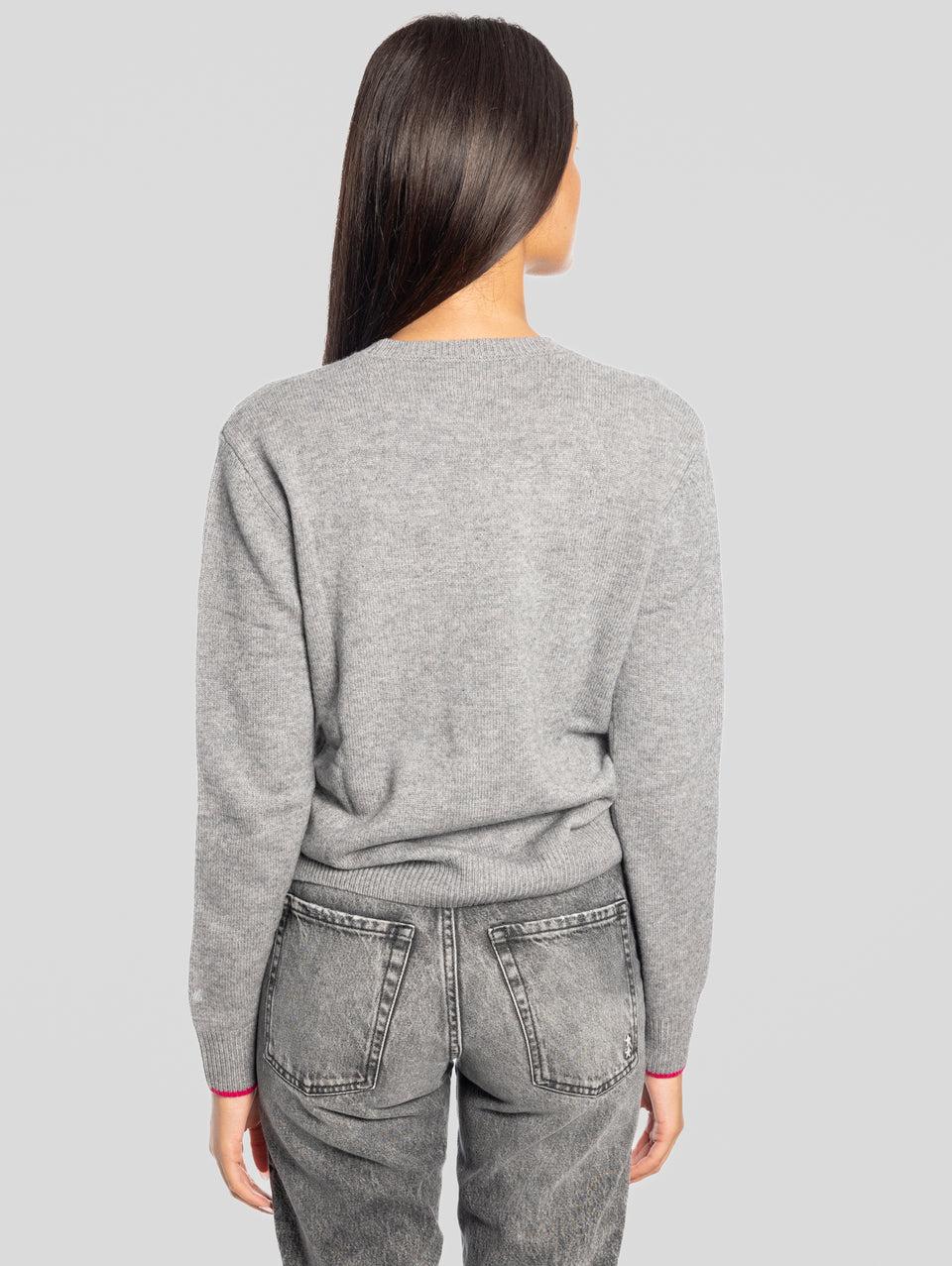 MC2 SAINT BARTH Maglione Simply the Best Girocollo Grigio Fino al 55% di sconto