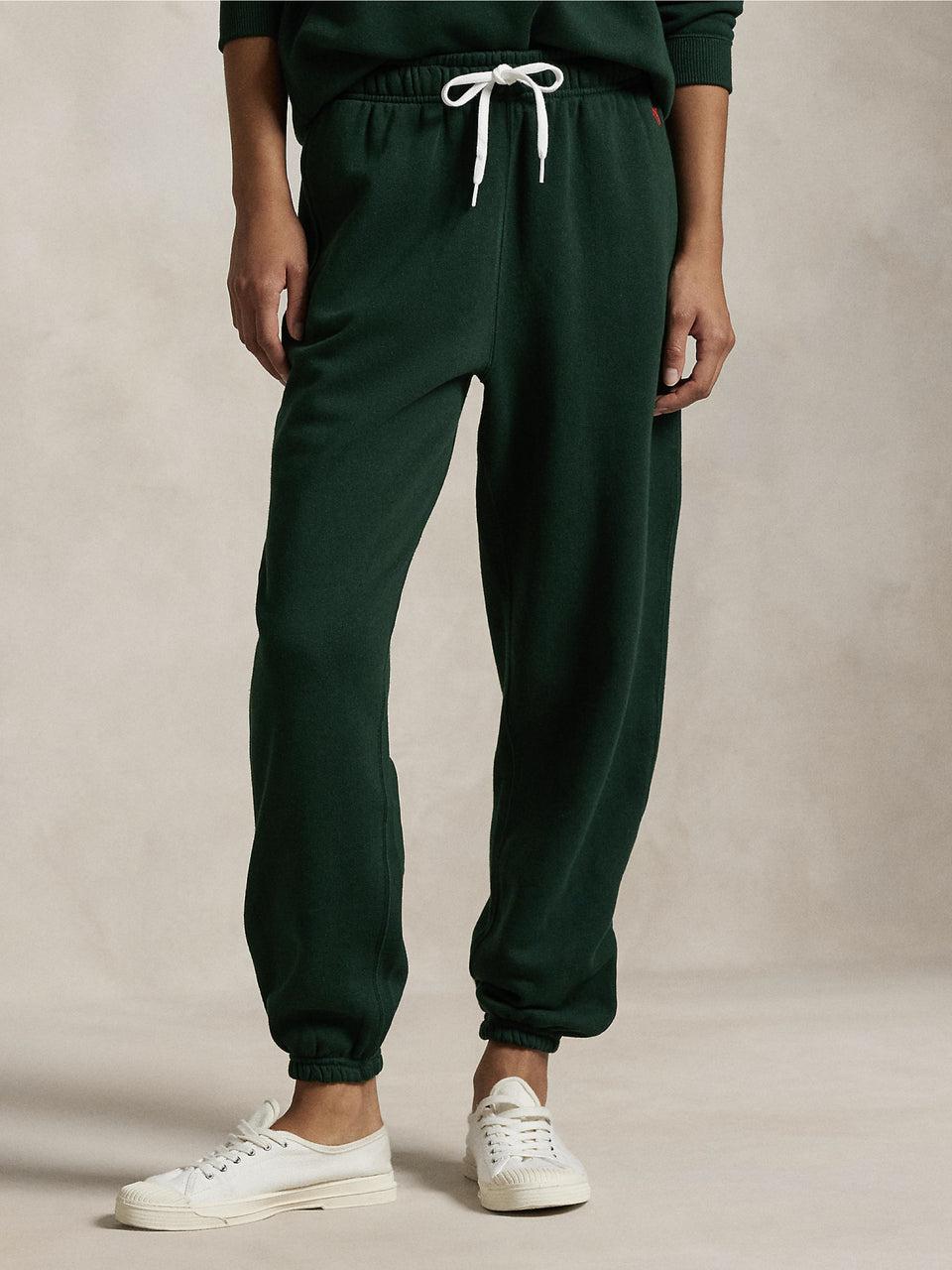 RALPH LAUREN Pantaloni da Jogging con Elastico Verde Italy