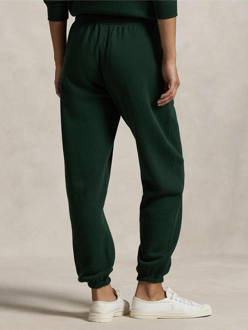 RALPH LAUREN Pantaloni da Jogging con Elastico Verde Italy