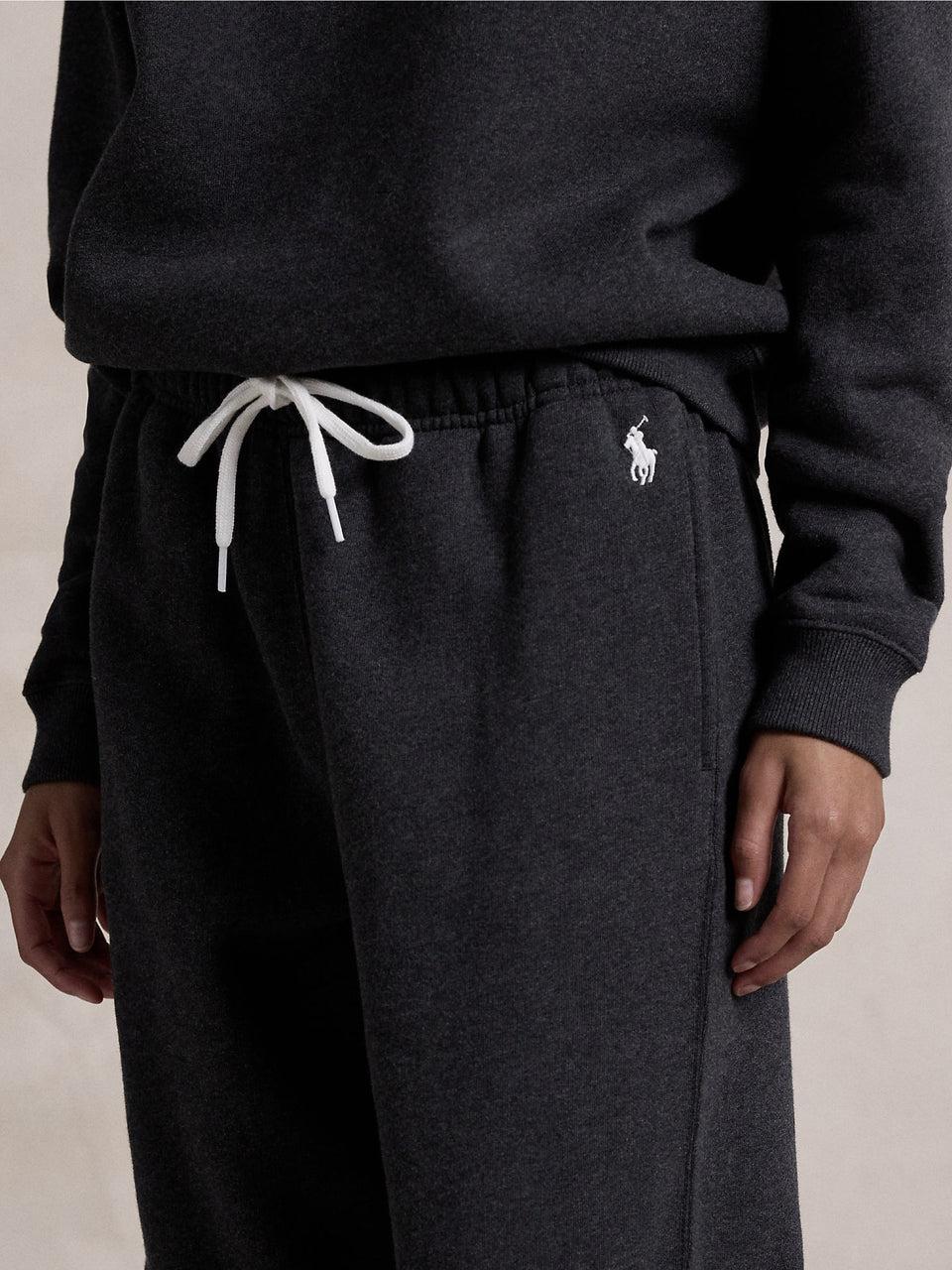 RALPH LAUREN Pantaloni da Jogging con Elastico Nero In Linea