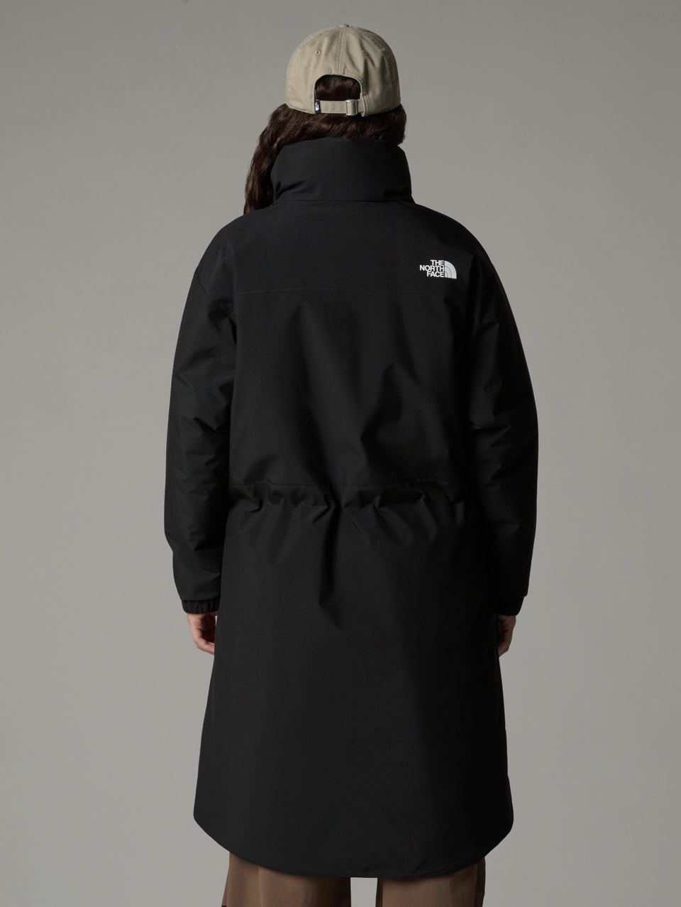 THE NORTH FACE Parka Lungo Imbottito con Cappuccio Nero Qualità Garantita