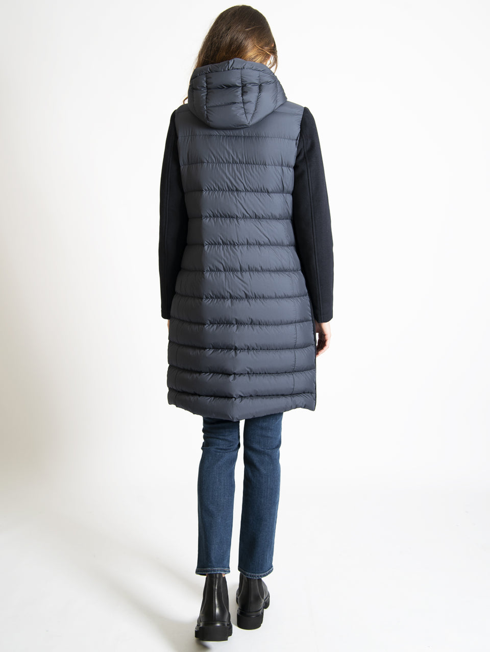 WOOLRICH Parka Due in Doppio Tessuto Blu Fino Al -60%
