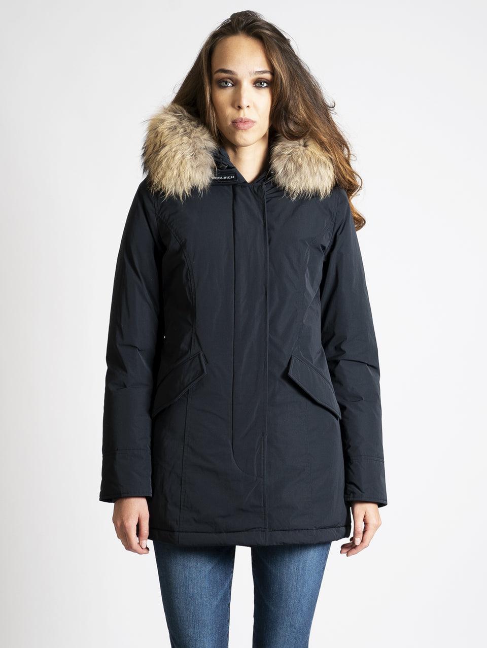 WOOLRICH Giaccone Parka in Shape Memory Blu Shopping Online