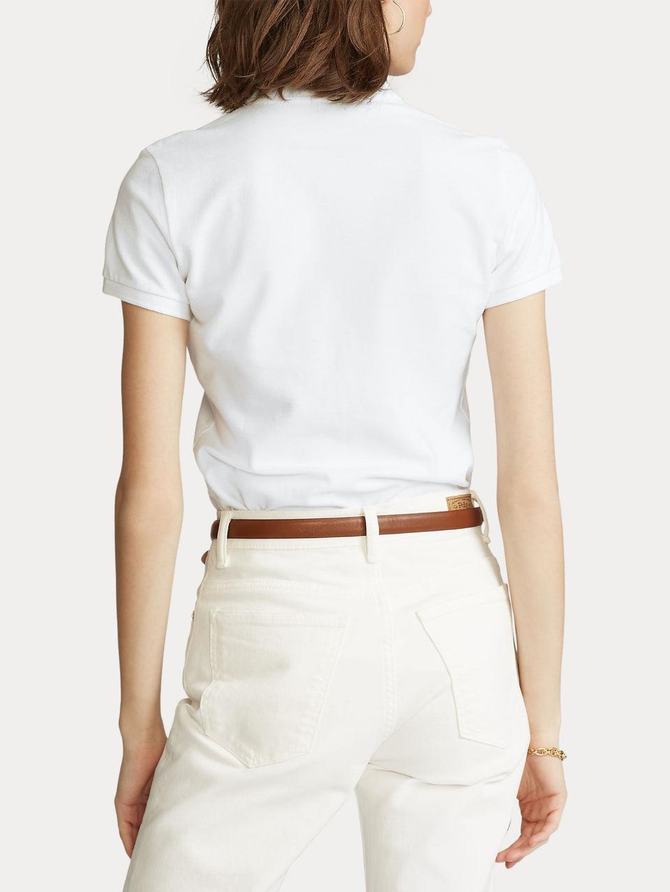 RALPH LAUREN Polo Slim Fit Bianco Novità