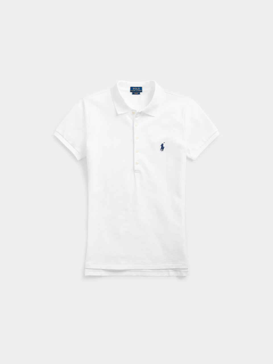RALPH LAUREN Polo Slim Fit Bianco Novità