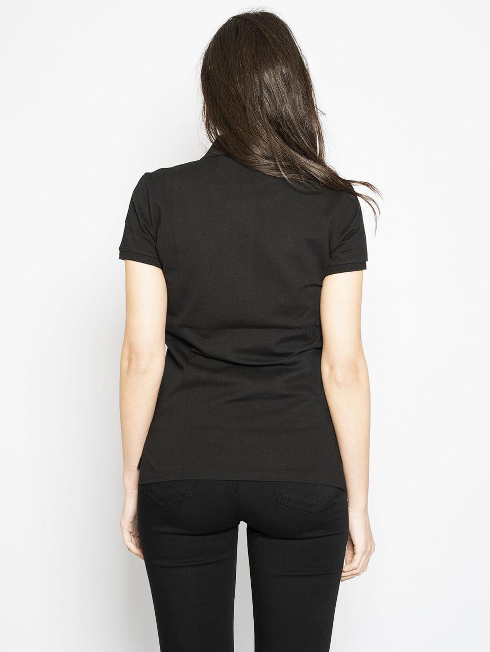 RALPH LAUREN Polo Skinny Nero Sconto