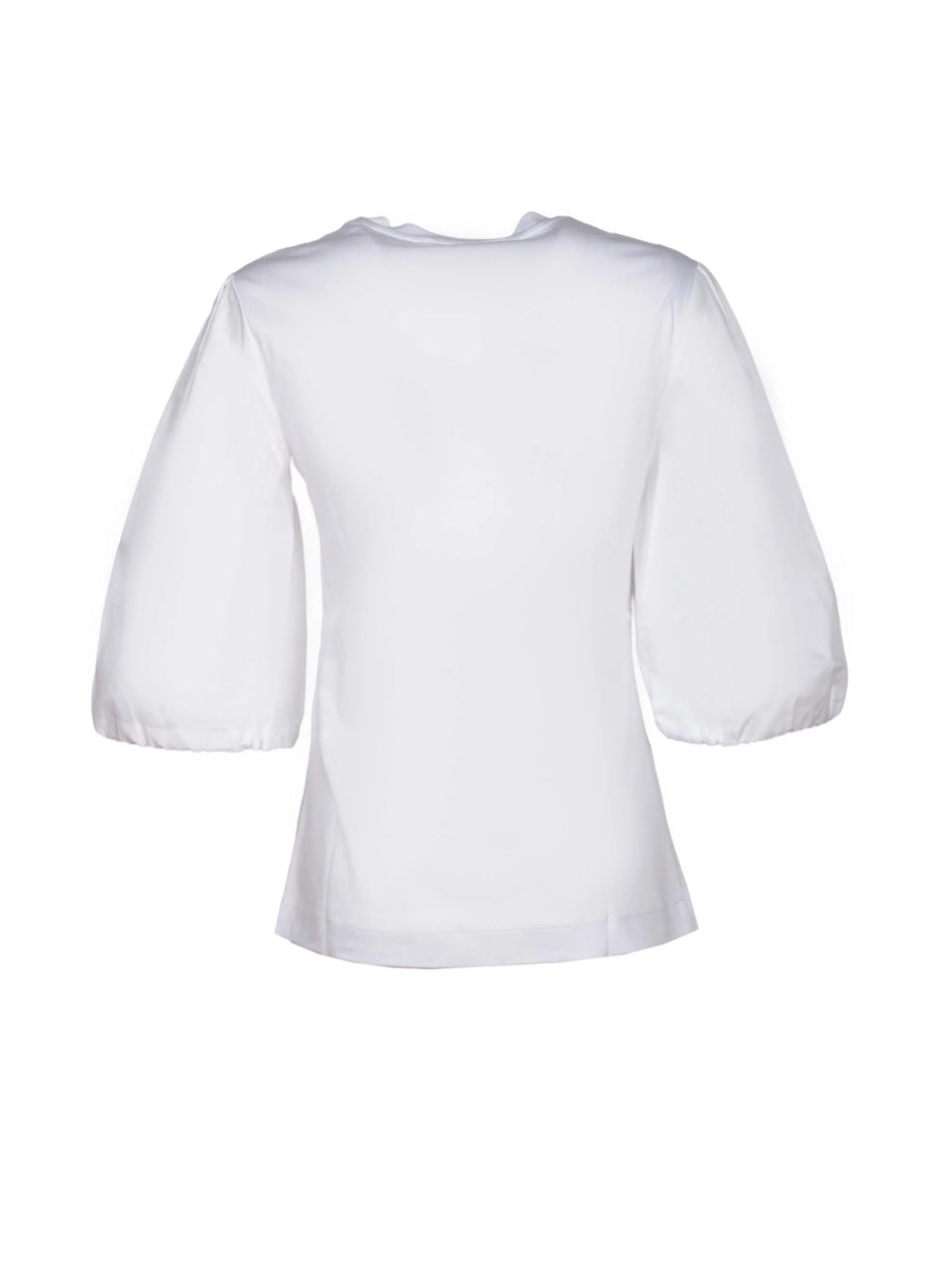 MAX MARA LEISURE T-shirt con maniche a palloncino Bianco Offerta natalizia